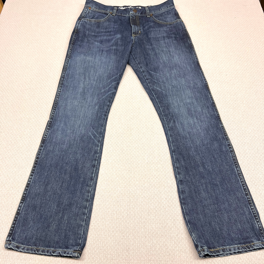 Wrangler Blue Bootcut Jeans for Men